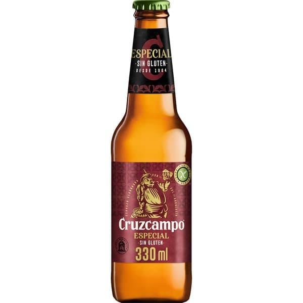 Cerveza Cruzcampo sin gluten