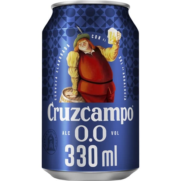 Cerveza Cruzcampo 0.0