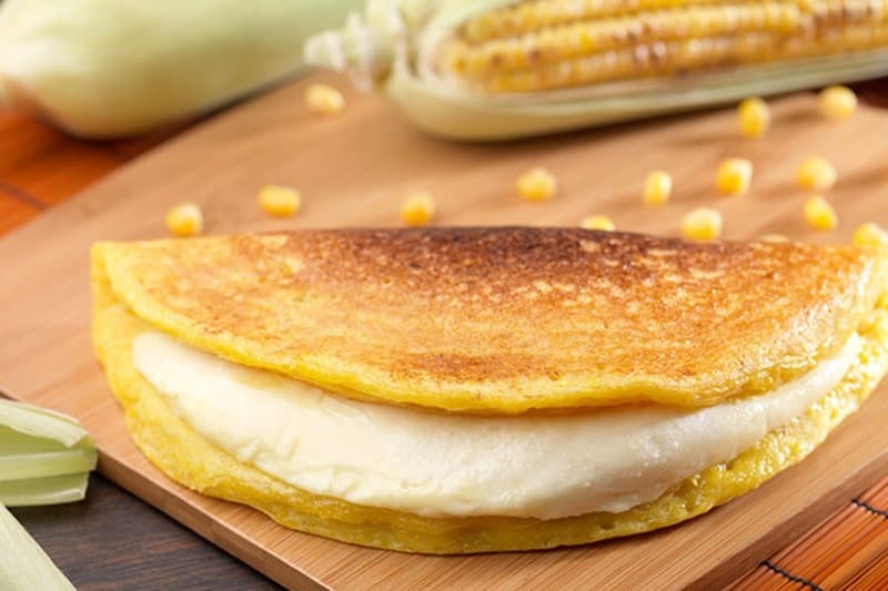 Cachapa con queso