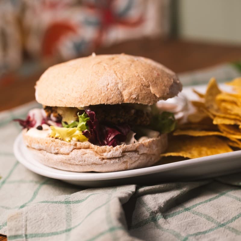 Hamburguesa de Lentejas Casera